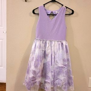 Speechless kids glitter lavender dress size 14